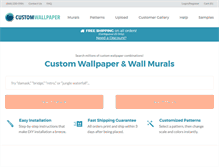 Tablet Screenshot of customwallpaper.com